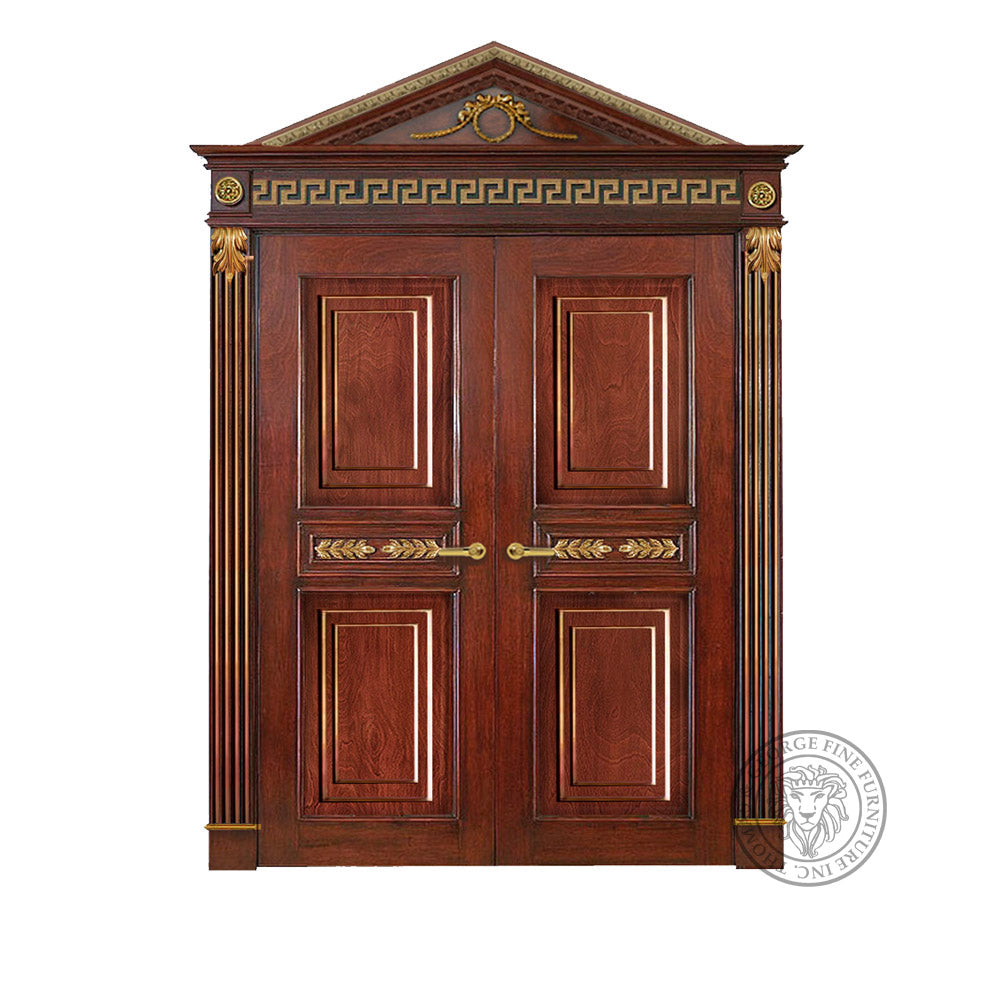 Custom Mahogany Cabinets, Doors and Wall Paneling thomas-george-gallery