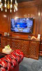 Custom Mahogany Cabinets, Doors and Wall Paneling thomas-george-gallery