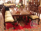 Double Pedestal Birdcage Dining Table thomas-george-gallery