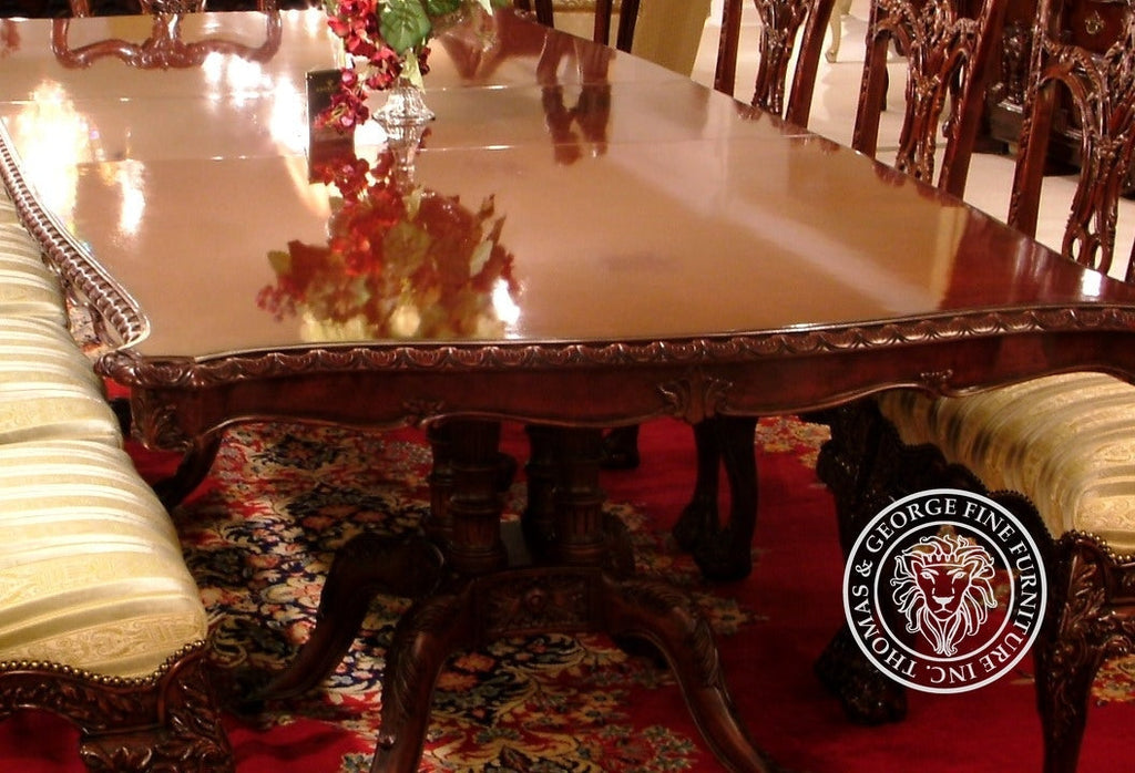 Double Pedestal Birdcage Dining Table thomas-george-gallery