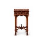 Chinese Chippendale Fretwork Tea Table (Square)