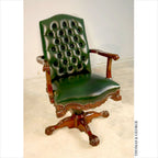 English Chippendale Executive Swivel Armchair 948 thomas-george-gallery