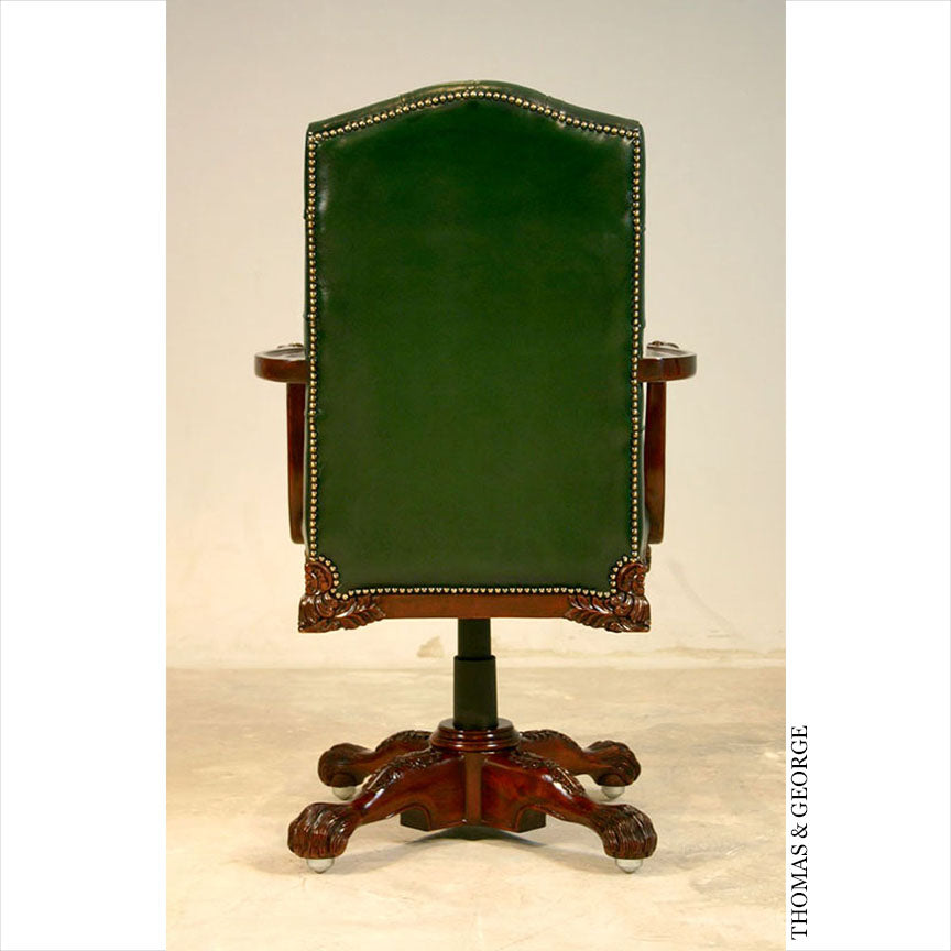 English Chippendale Executive Swivel Armchair 948 thomas-george-gallery