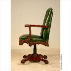 English Chippendale Executive Swivel Armchair 948 thomas-george-gallery
