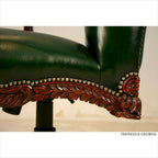 English Chippendale Executive Swivel Armchair 948 thomas-george-gallery