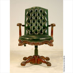English Chippendale Executive Swivel Armchair 948 thomas-george-gallery
