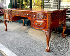 English Chippendale Fretwork Writing Table thomas-george-gallery