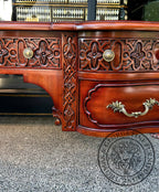 English Chippendale Fretwork Writing Table thomas-george-gallery