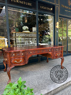 English Chippendale Fretwork Writing Table thomas-george-gallery