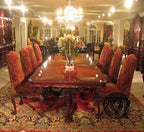 English Chippendale Pedestal Dining Table thomas-george-gallery