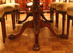 English Chippendale Pedestal Dining Table thomas-george-gallery