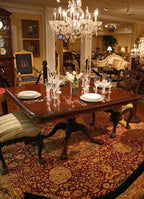 English Chippendale Pedestal Dining Table thomas-george-gallery