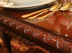 English Chippendale Pedestal Dining Table thomas-george-gallery