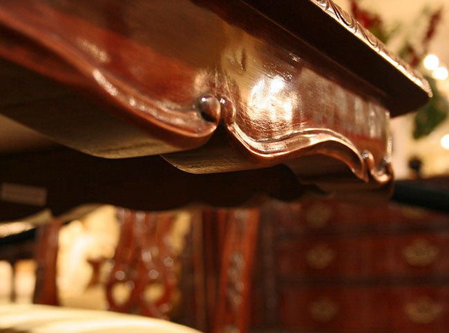 English Chippendale Pedestal Dining Table thomas-george-gallery