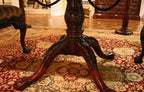 English Chippendale Pedestal Dining Table thomas-george-gallery