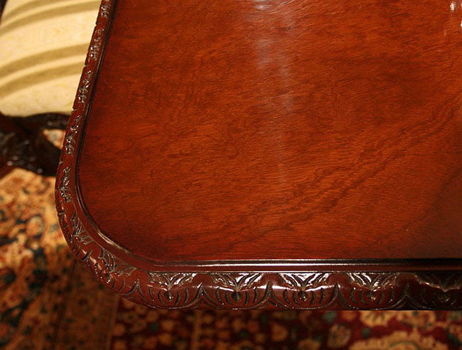 English Chippendale Pedestal Dining Table thomas-george-gallery