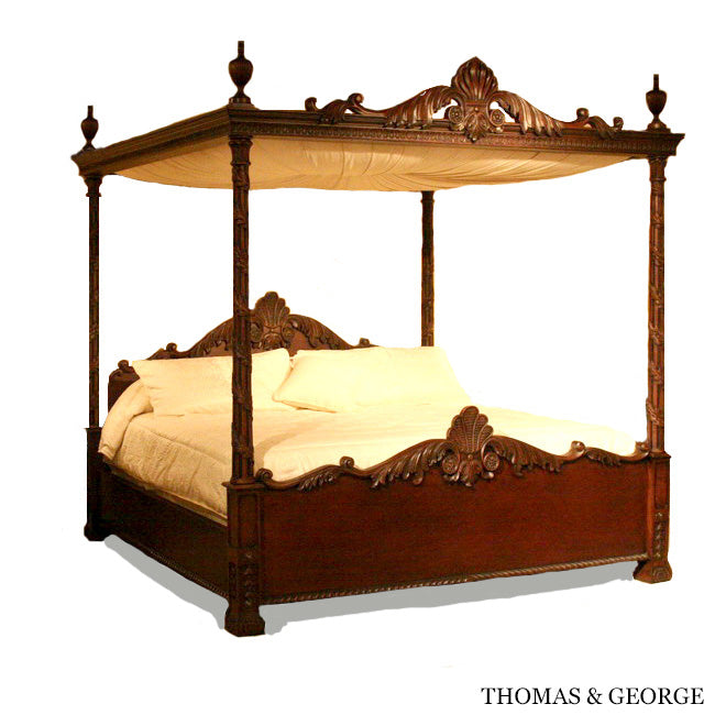 George II 4-Poster Canopy Bed QS thomas-george-gallery