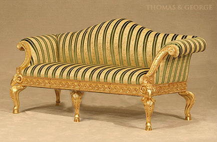 George II Ram's Head 3-Seater Sofa thomas-george-gallery