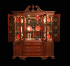 Georgian China Cabinet 2 Door 4 Drawer thomas-george-gallery