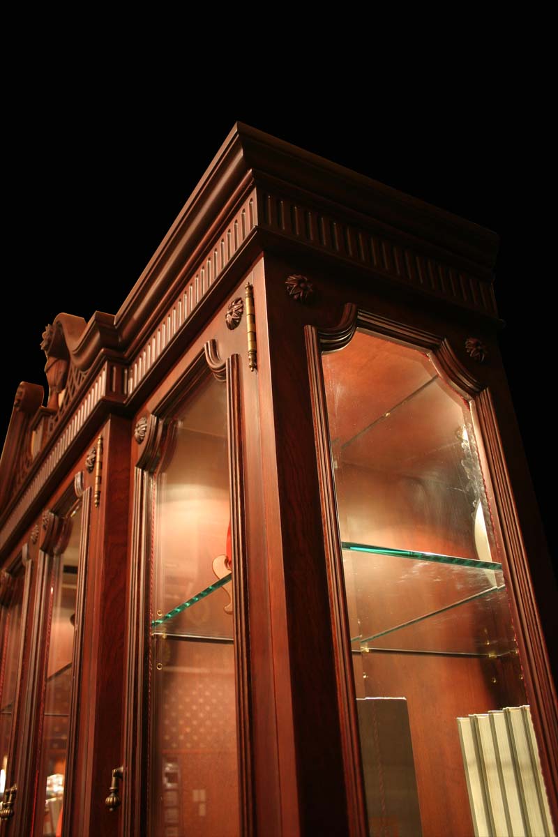 Georgian China Cabinet 2 Door 4 Drawer thomas-george-gallery