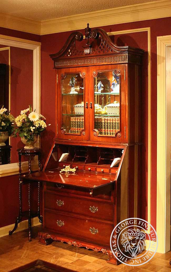 Georgian Secretary Bureau Book Case thomas-george-gallery