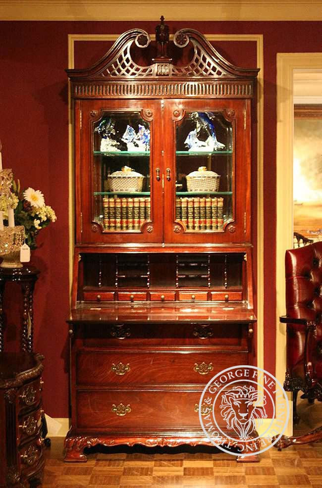 Georgian Secretary Bureau Book Case thomas-george-gallery