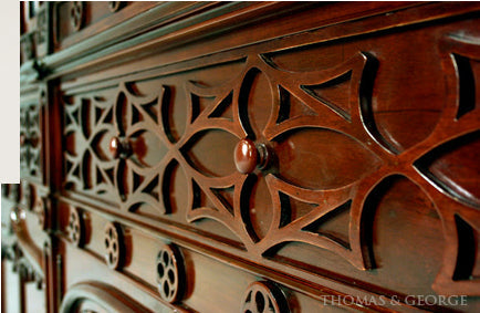 Gothic 4-Door China Cabinet thomas-george-gallery