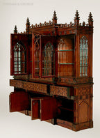 Gothic 4-Door China Cabinet thomas-george-gallery
