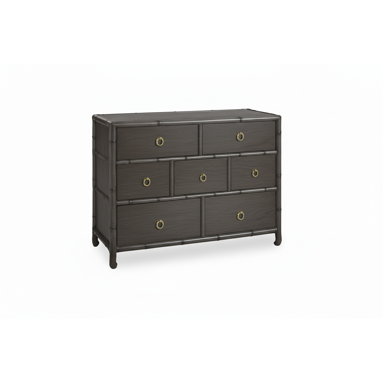 Chinoise Bamboo Chest (7-Drawer)