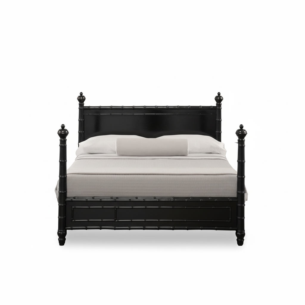Chippendale 4-Poster Bamboo Style Bed