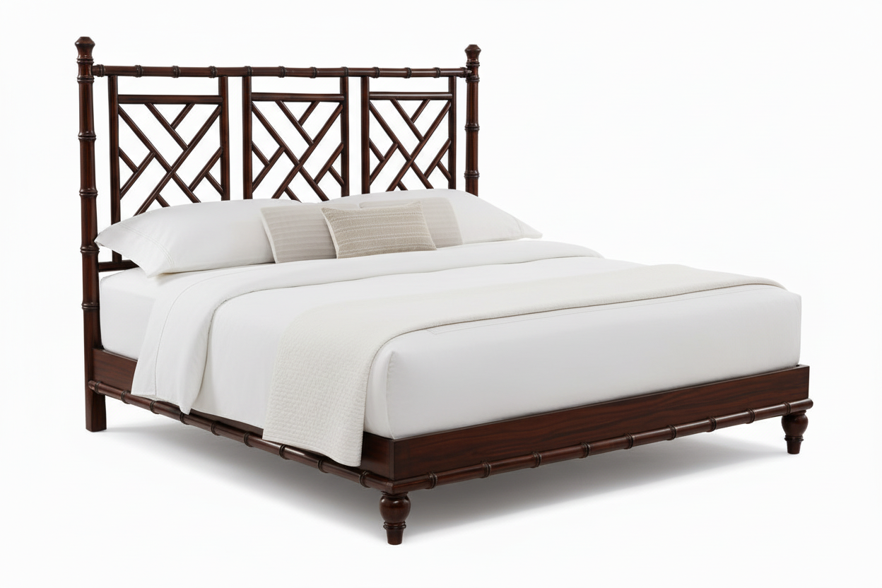 Jie Chippendale Bamboo Bed
