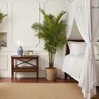 Tiberious Side Table with Cane Weave