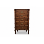 Chinoise Bamboo Upright Chest (5-Drawer)