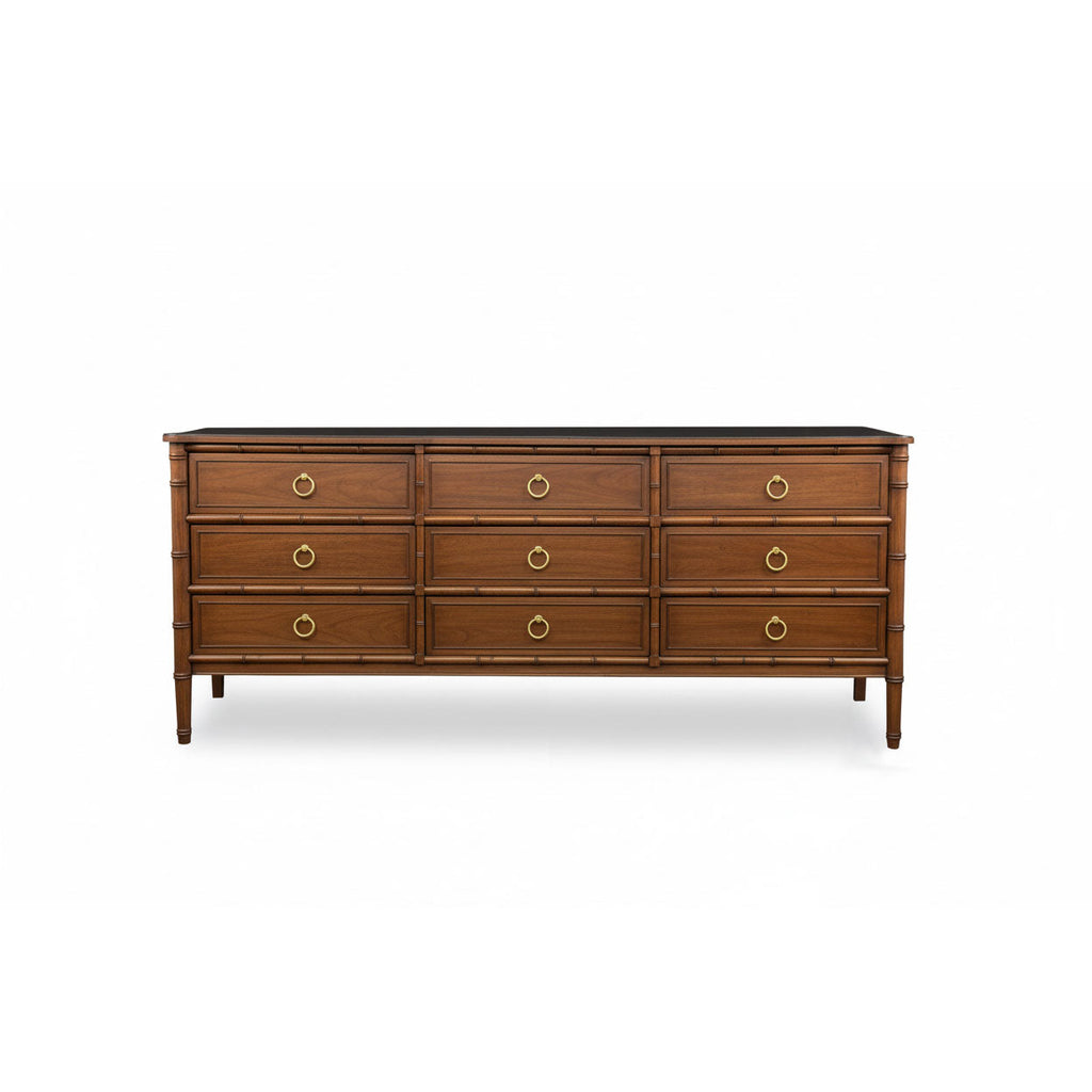 Chinoise Bamboo Horizontal Chest (9-Drawer)