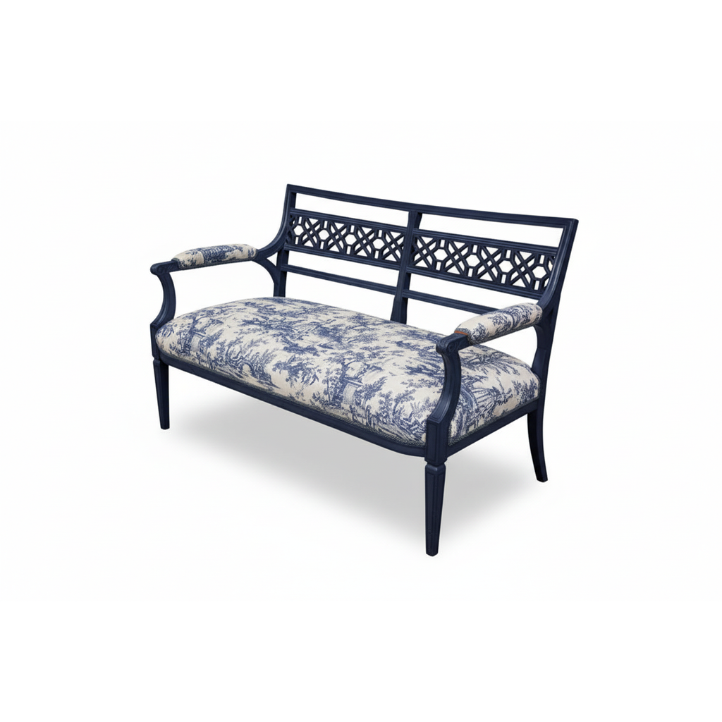 Keyia Fretwork Setee | Bench