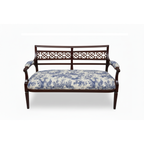 Keyia Fretwork Setee | Bench