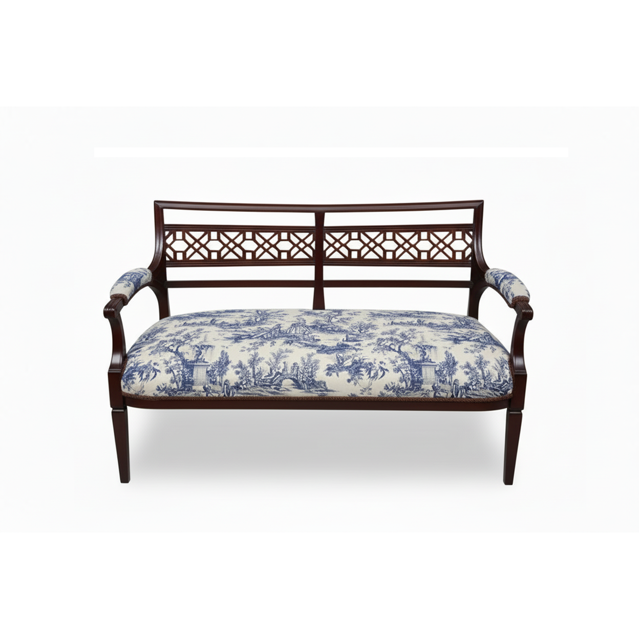 Keyia Fretwork Setee | Bench