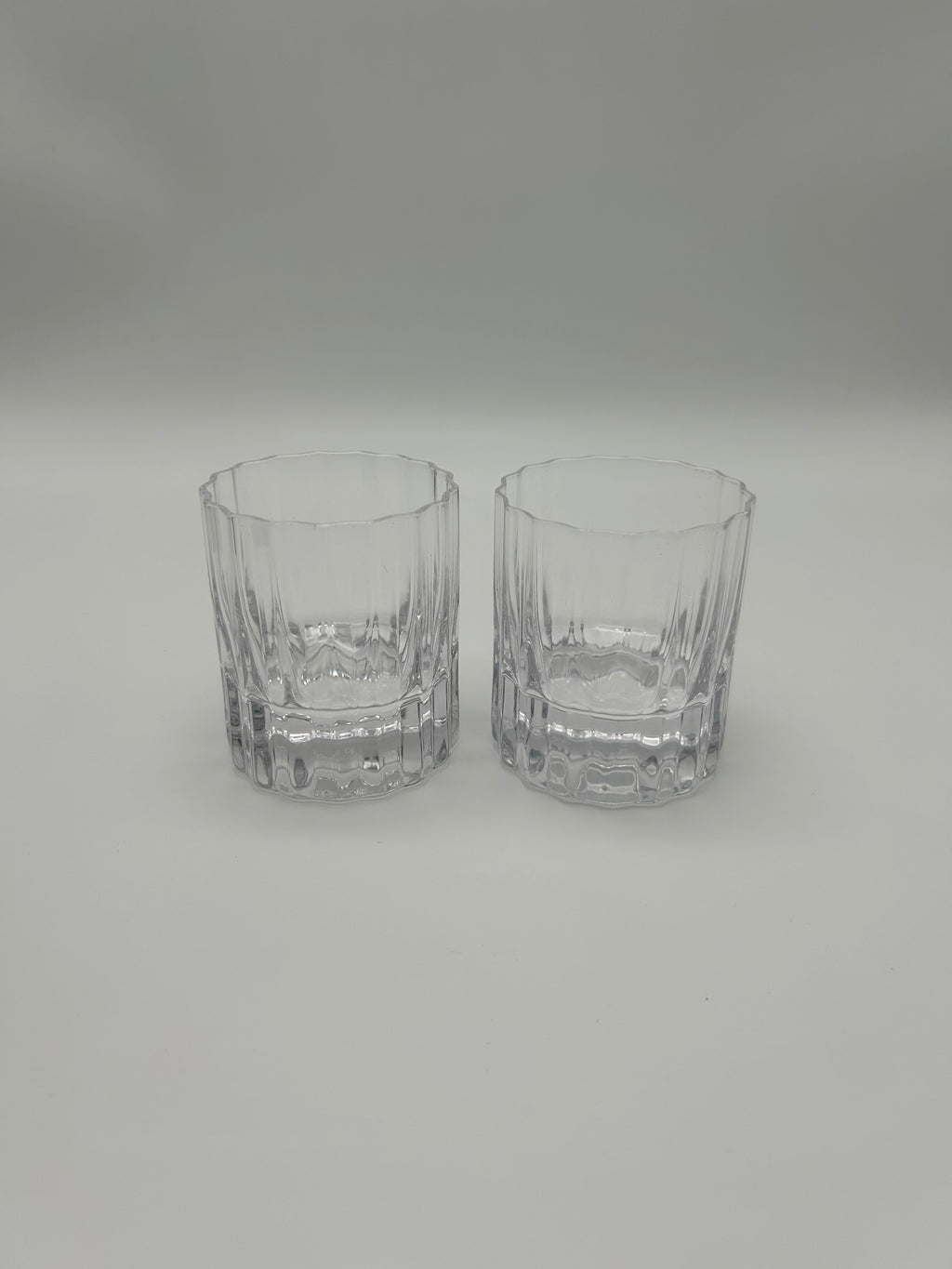 Modernism x Lara K. Crystal Wiskey Tumbler Glasses - Lowball