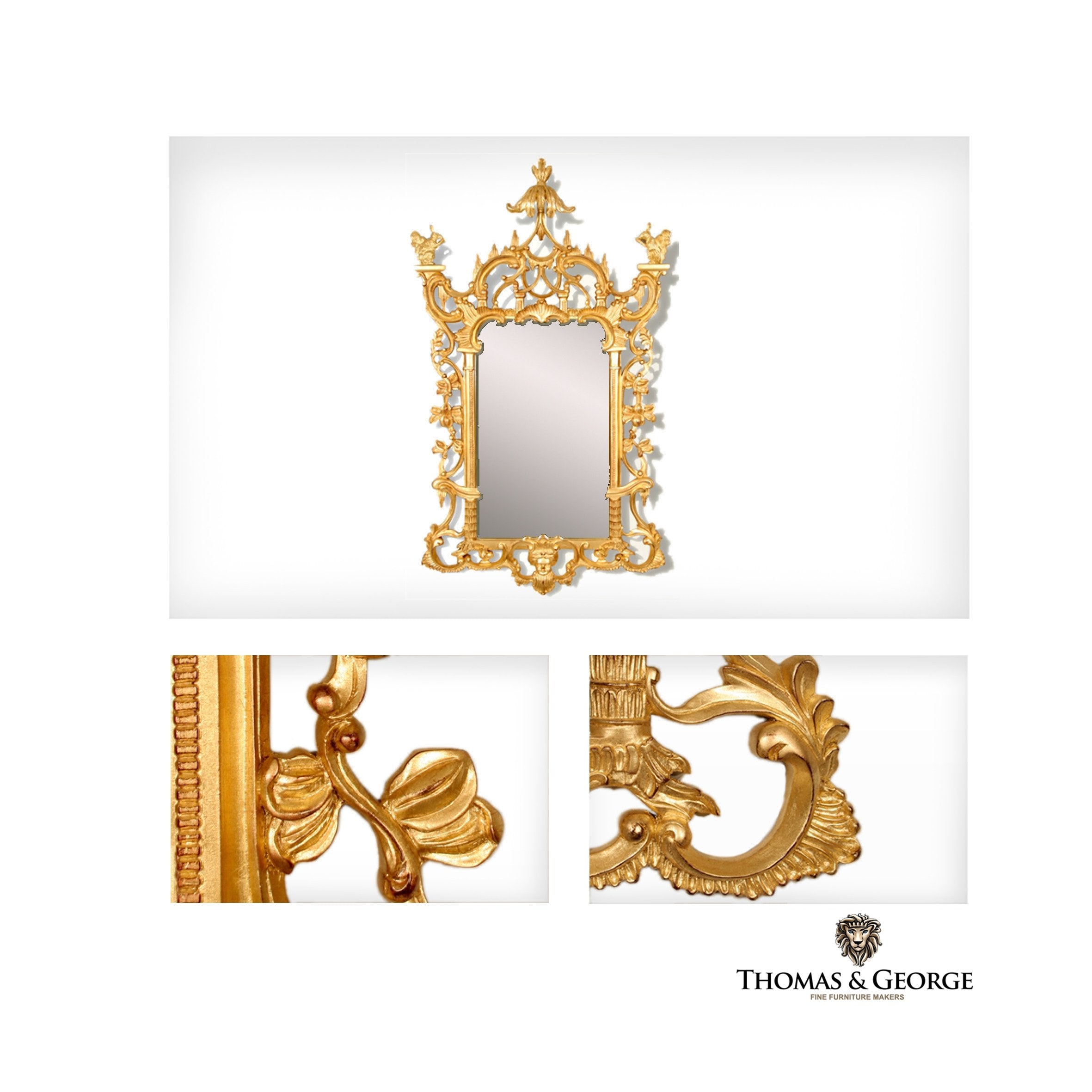 Irish Gilded Wall Mirror thomas-george-gallery