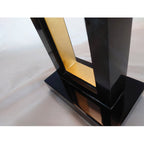 Monello Black Lip Shell & Gold Leaf Table Lamp