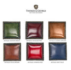 Queen Anne Shepherd's Armchair (Tufted Leather)