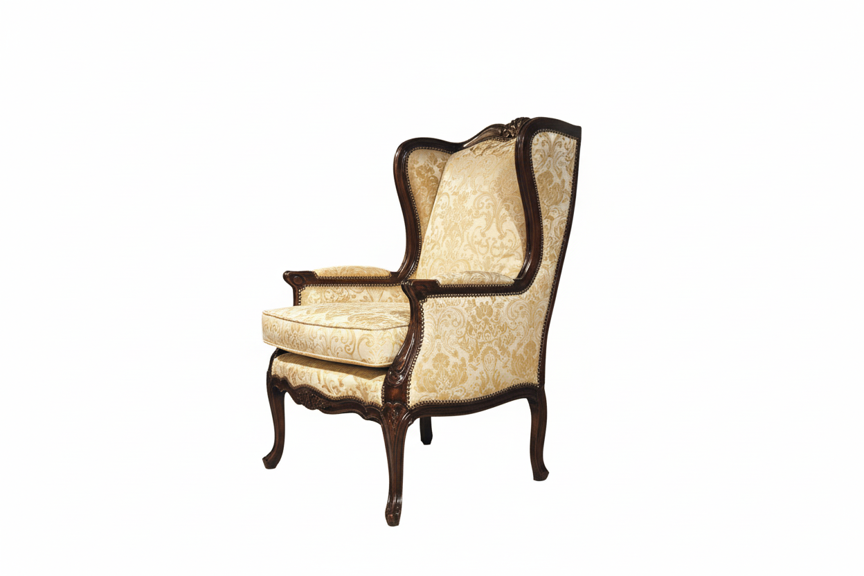 Louis Bergère  Wing Chair