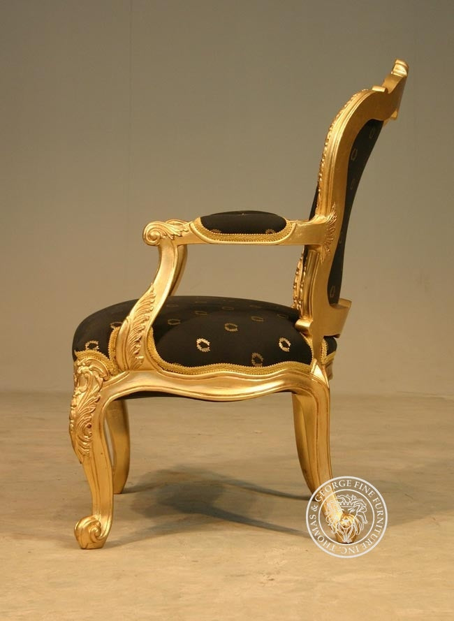 Louis XV Salon Arm Chair 946 thomas-george-gallery