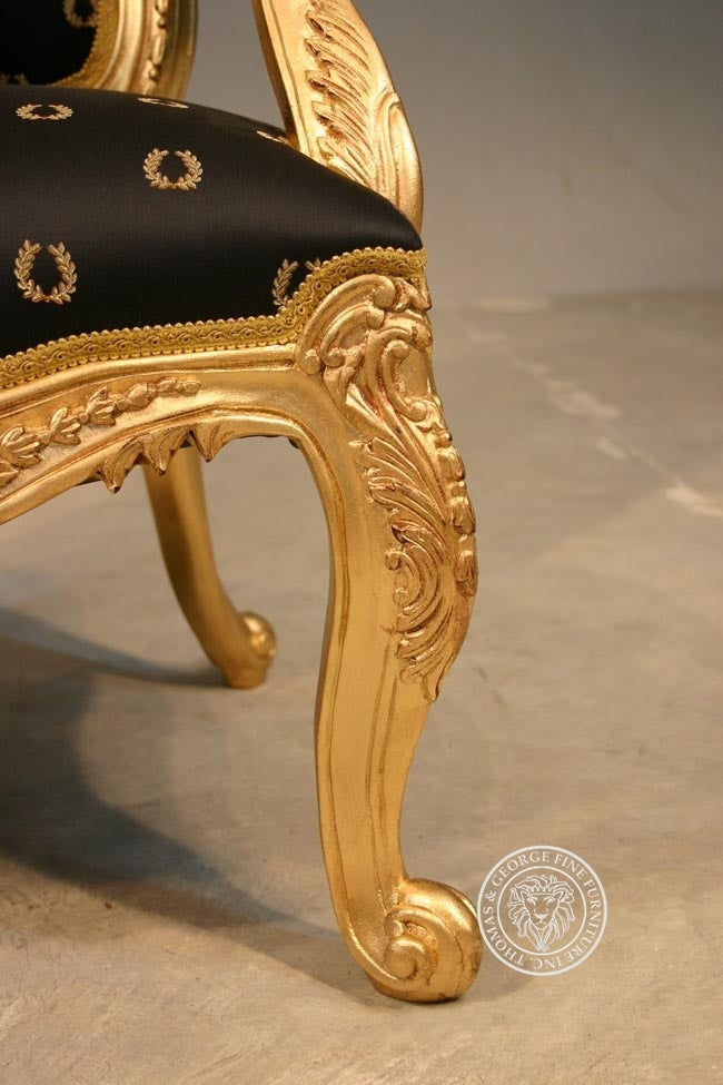 Louis XV Salon Arm Chair 946 thomas-george-gallery