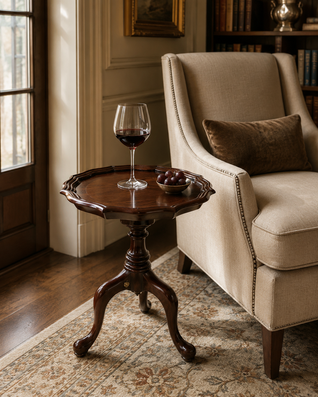 Georgian Pie Crust Wine Table