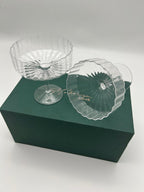 Modernism x Lara K. Crystal Champagne Coupe Glasses thomas-george-gallery