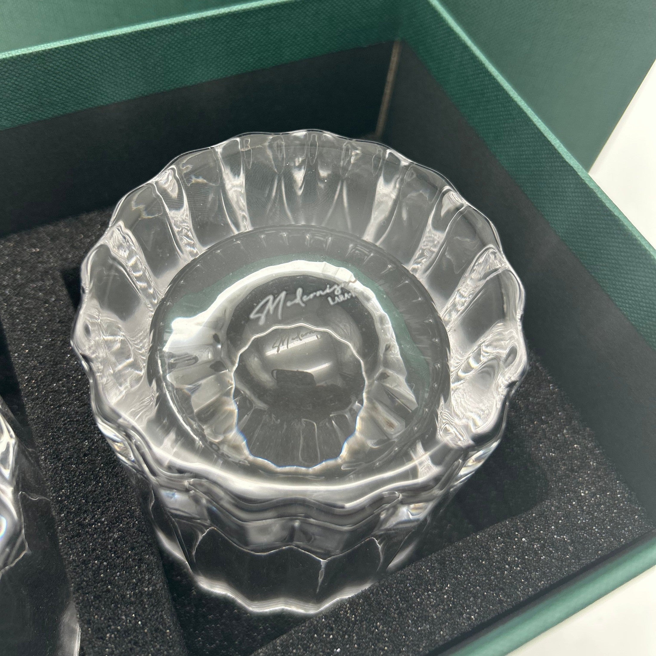 Modernism x Lara K. Crystal Wiskey Tumbler Glasses - Lowball thomas-george-gallery