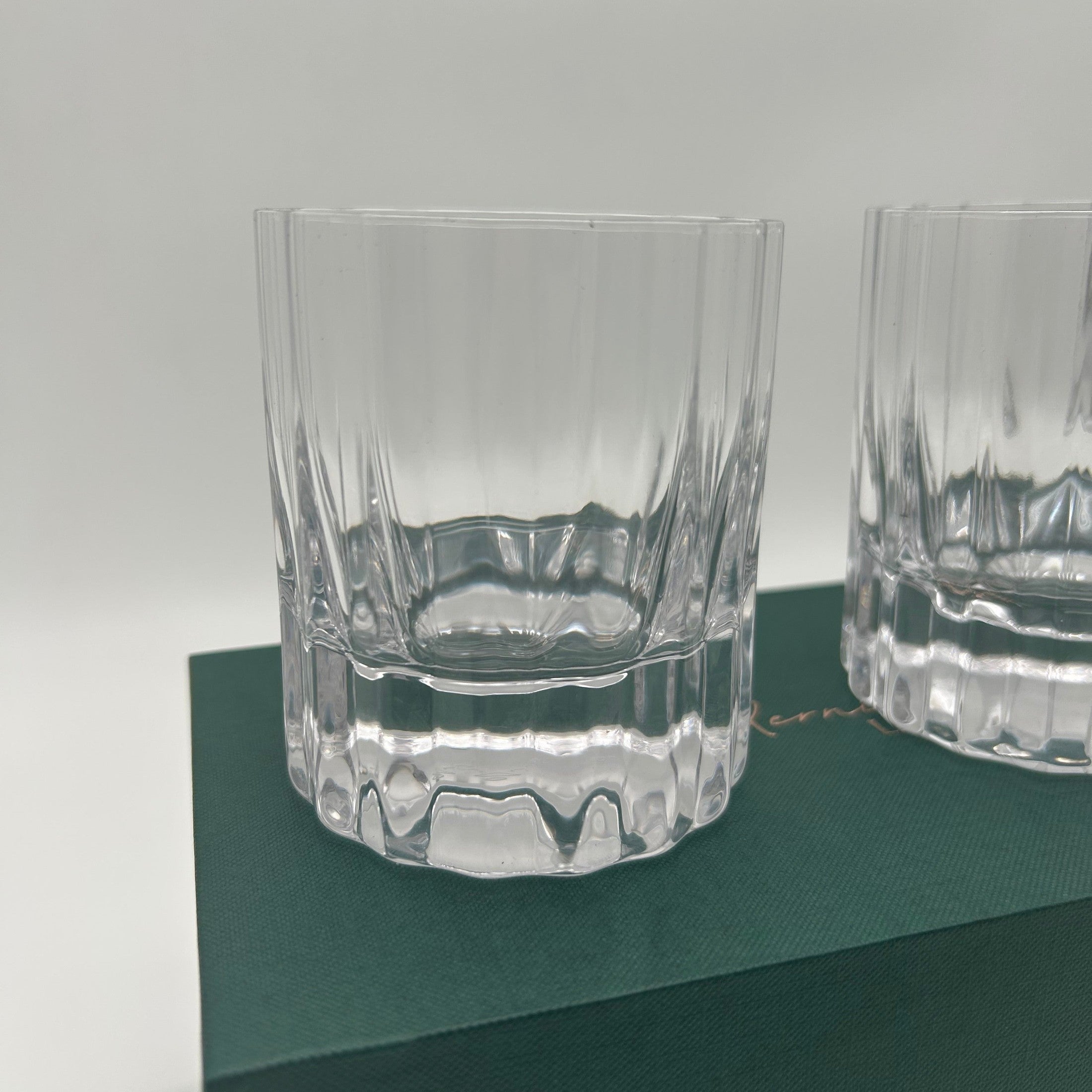 Modernism x Lara K. Crystal Wiskey Tumbler Glasses - Lowball thomas-george-gallery
