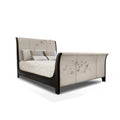 Nuovo Blossom Sculpted Leather Sleigh Bed thomas-george-gallery