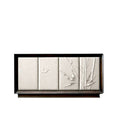 Nuovo Sideboard with Bamboo Design Artisan Leatherwork thomas-george-gallery